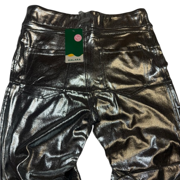 HALARA Metallic Silver Leggings - Picture 5 of 7